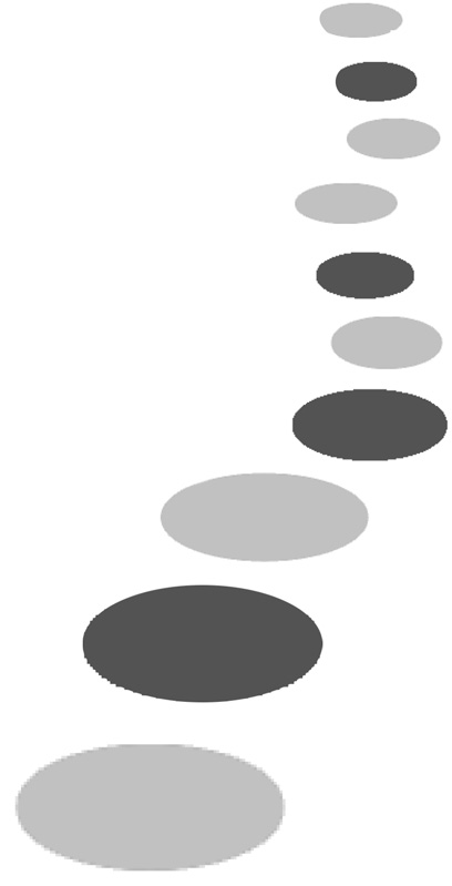 Stepping Stones Path Graphic